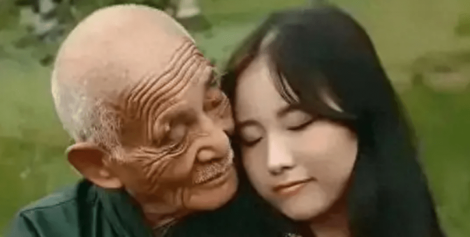 Китайская волонтерка вышла замуж за 80-летнего мужчину, дом престарелых, любовь, отношения, фото, Китай