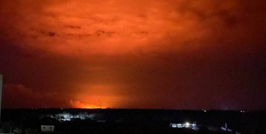 Атака дронов, Одесской области.