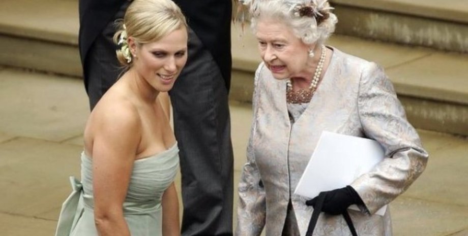 Зара Тиндалл, Елизавета II, семья