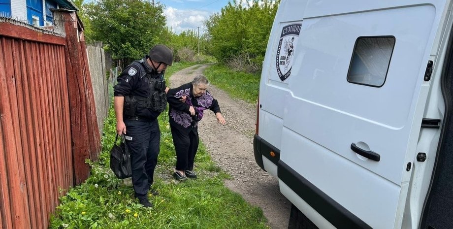 полиция, эвакуация, Сумская область