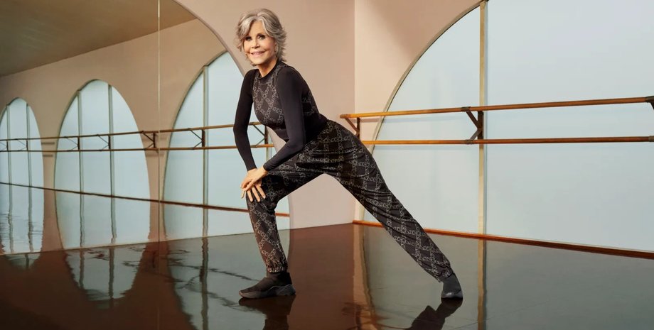 джейн фонда, аеробіка, спорт, спортивний одяг