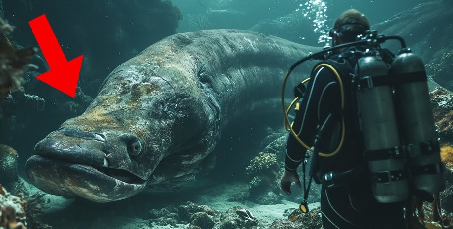 Огромный угорь, Ладожское озеро, теория заговора, страшный монстр, настоящий монстр, смертоносное существо, на дне озера