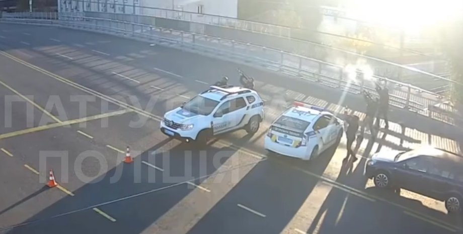 Киев, полиция, дрон, БПЛА