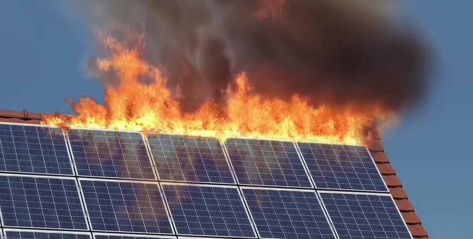 солнечные панели пожар солнечные панели пожар солнечные батареи