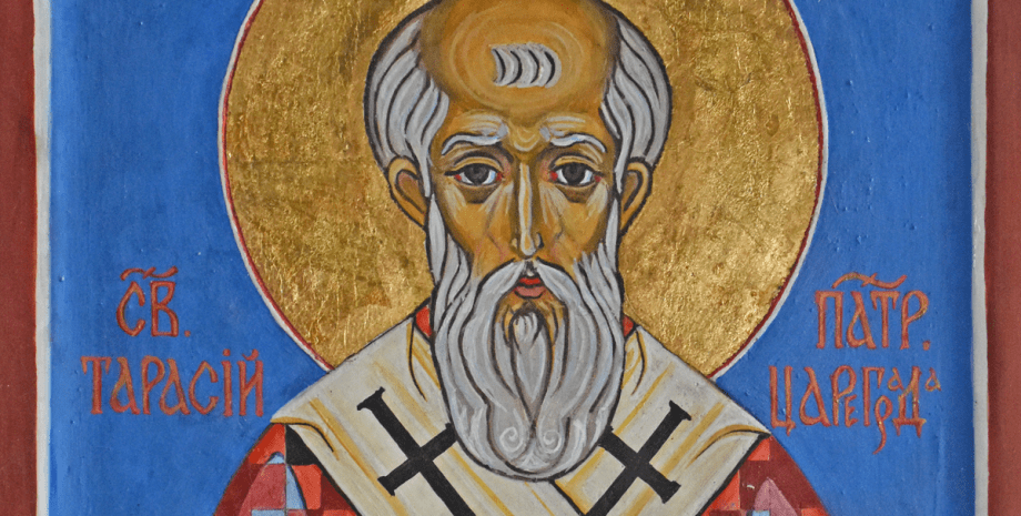 Изображение святого Тарасия, епископа Константинопольского