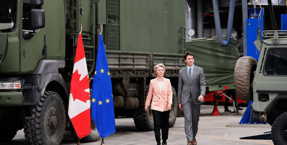 Джастін Трюдо, Урсула фон дер Ляєн, Джастін Трюдо та Урсула фон дер Ляєн, Урсула фон дер Ляєн та Джастін Трюдо