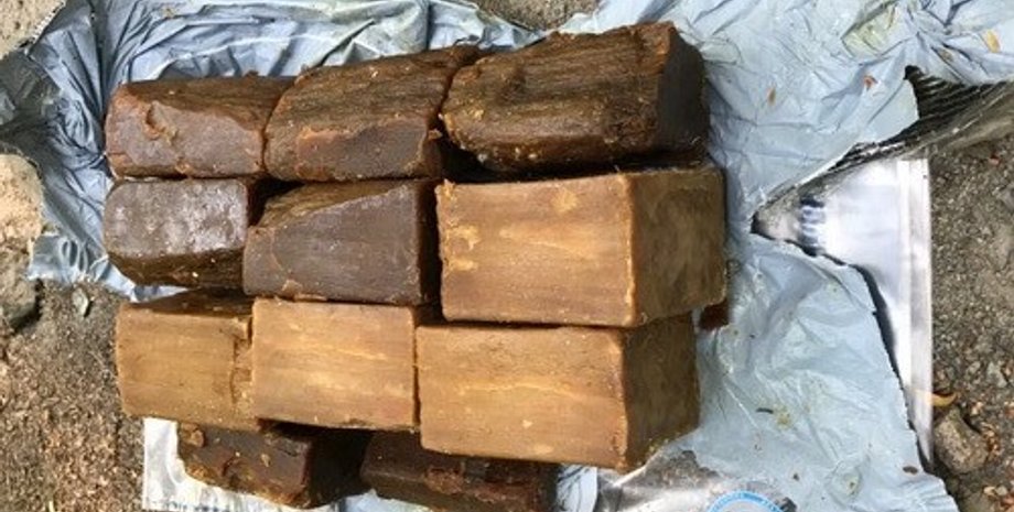 Найденный тротил / Фото: ssu.gov.ua