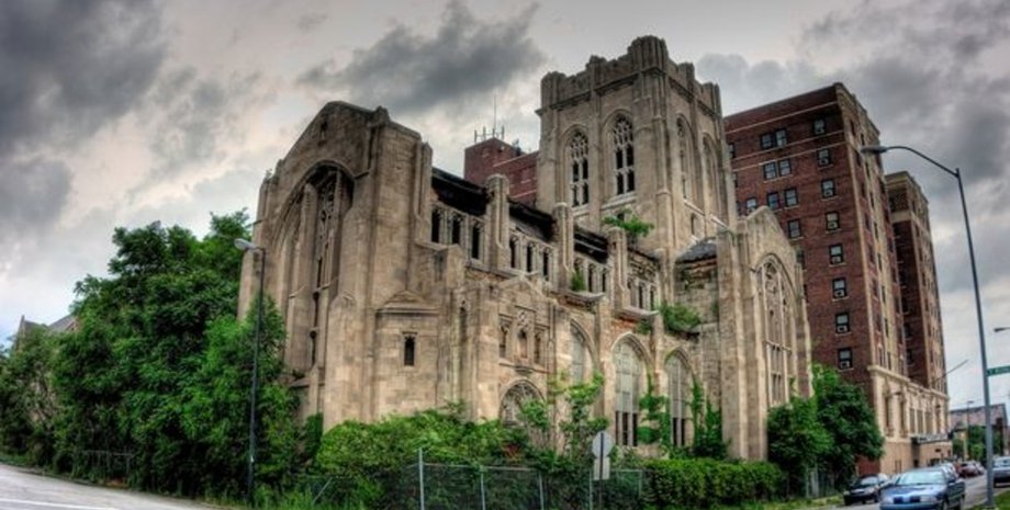 Город Гэри в США, город, город-призрак, американский город, заброшенный город, заброшенные дома, продаются за доллар