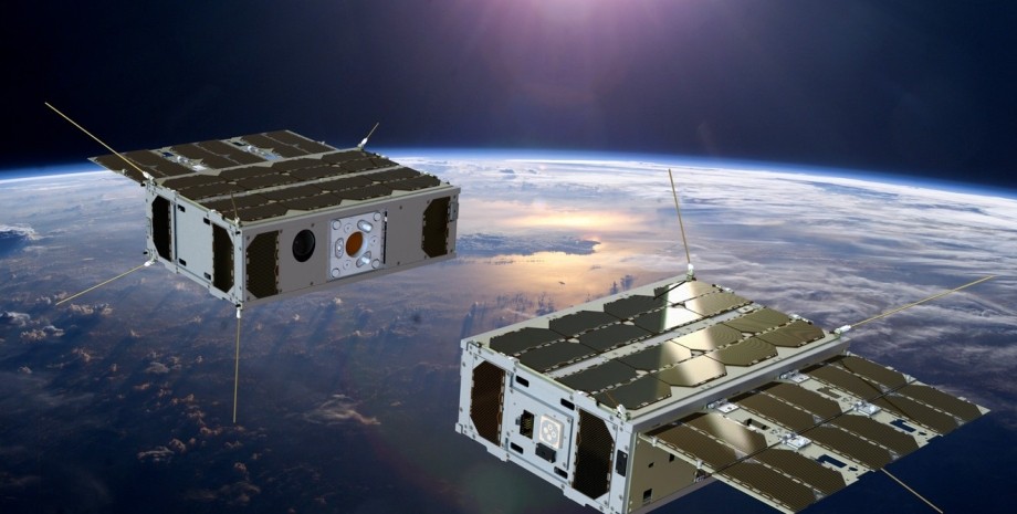 CubeSat, спутник, космос, Земля, орбита