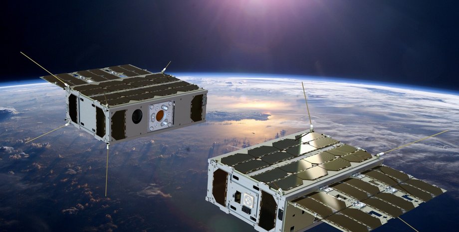 CubeSat, спутник, космос, Земля, орбита