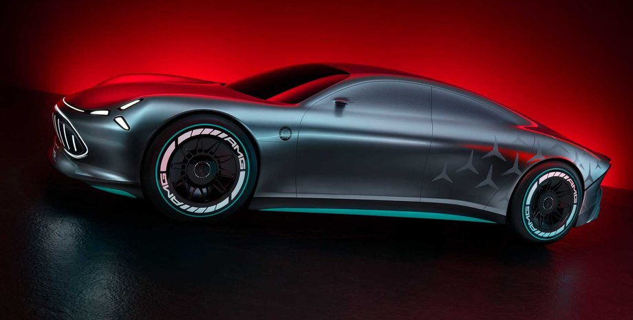 Mercedes Vision AMG, новый Mercedes Vision AMG, электромобиль Mercedes, концепт-кар Mercedes, спорткар Mercedes