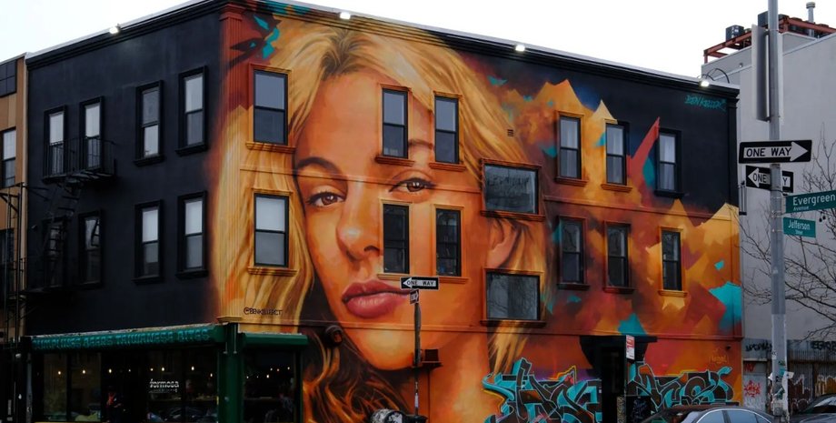 В Бруклине появился мурал Ирины Заруцкой мурал Ирина Заруцкая Нью-Йорк