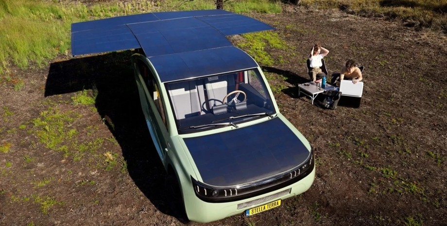авто на солнечных батареях, Stella Terra, электромобиль Stella Terra
