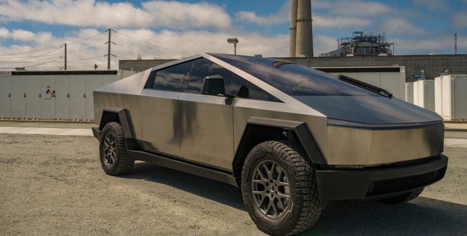 Пикап Tesla Cybertruck Пикап Tesla Cybertruck, Tesla Cybertruck, пикап Tesla, новый Tesla