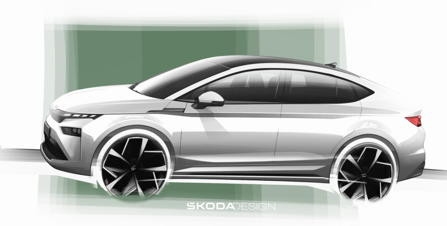 Skoda Enyaq Coupe, Skoda Enyaq, новый Skoda Enyaq, кроссовер Skoda, электромобиль Skoda