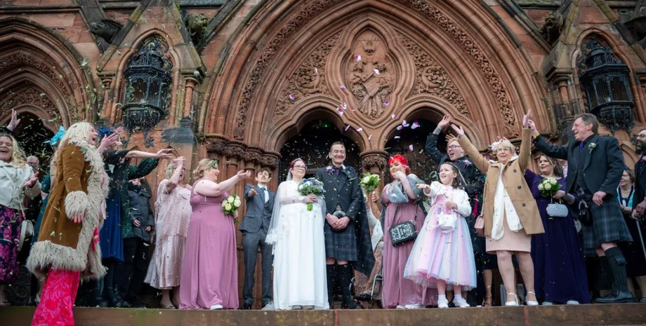 Весілля перед смертю, рак четвертої стадії, хвороби, здійснення мрій, Даніель Фінлі-Едвард, Шотландія, весілля, фото