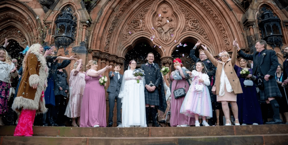 Весілля перед смертю, рак четвертої стадії, хвороби, здійснення мрій, Даніель Фінлі-Едвард, Шотландія, весілля, фото