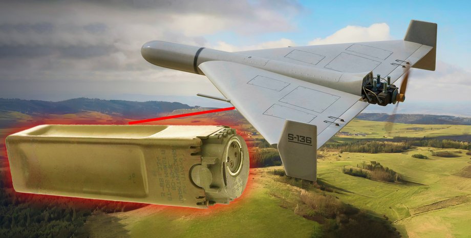 касетний снаряд шахед, шахеди з мінами, міна ПТМ-3