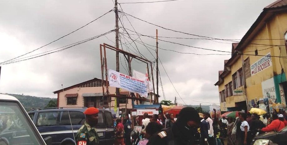 Конго, силовой кабель, удар током