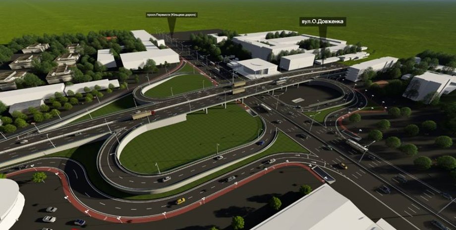 Вариант реконструкции, утвержденный КГГА / Фото: facebook.com/kievtransport