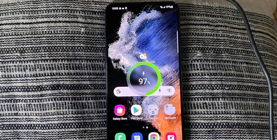 смартфон Samsung зарядка