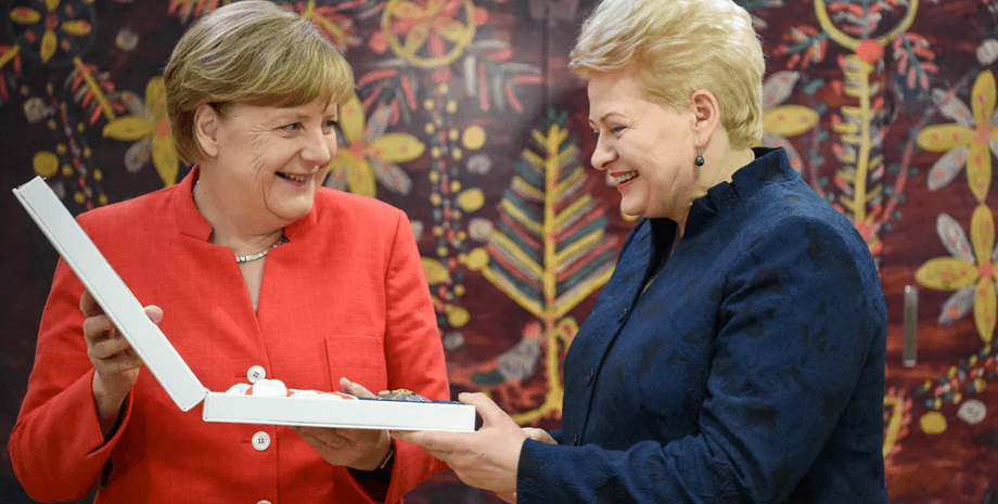 Меркель и Грибаускайте, грибаускайте, меркель, ангела меркель, грибаускайте, путин, ес, саммит ес, литва, россия, фрг