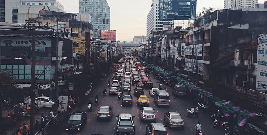 Автомобильная пробка, пробка, авто, машины, Индия