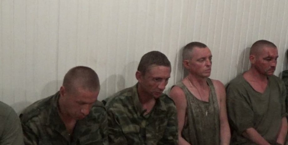 Боевики, взятые в плен под Широкино / Фото: СБУ