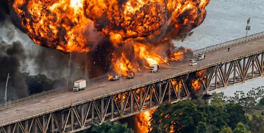 пожар панамский канал мост америка