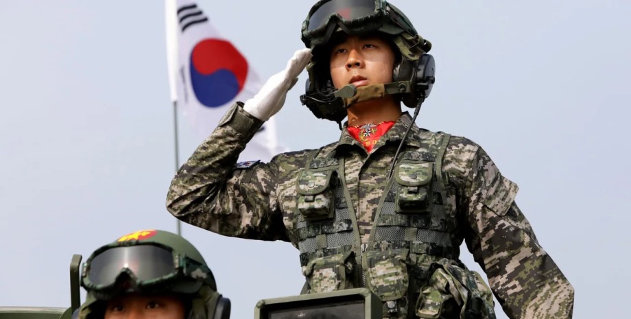 Южная Корея, война, солдаты
