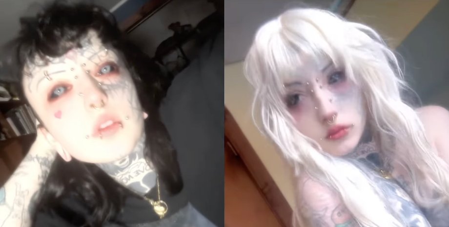 28-летняя Аврора Арена из США сделала татуировку на глазных яблоках