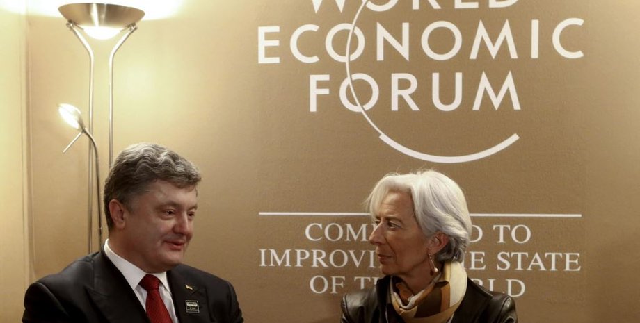 Петр Порошенко и Кристин Лагард / Фото: Reuters