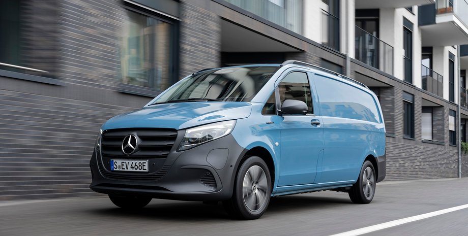 Mercedes Vito, Mercedes eVito, новый Mercedes eVito, электромобиль Mercedes, электромобиль Mercedes, Фургон Mercedes