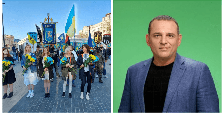 макс бужанский, максим бужанский, пес радянський, дивизия сс галичина, галичина, марш, киев, слуга народа