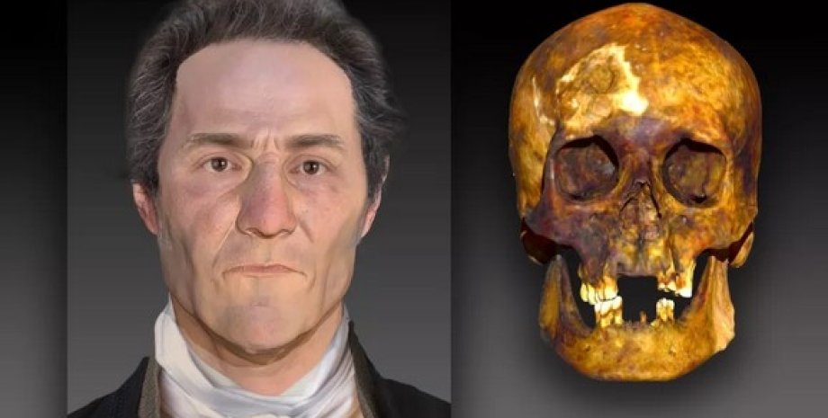 реконструкція обличчя, стародавня людина, вампір