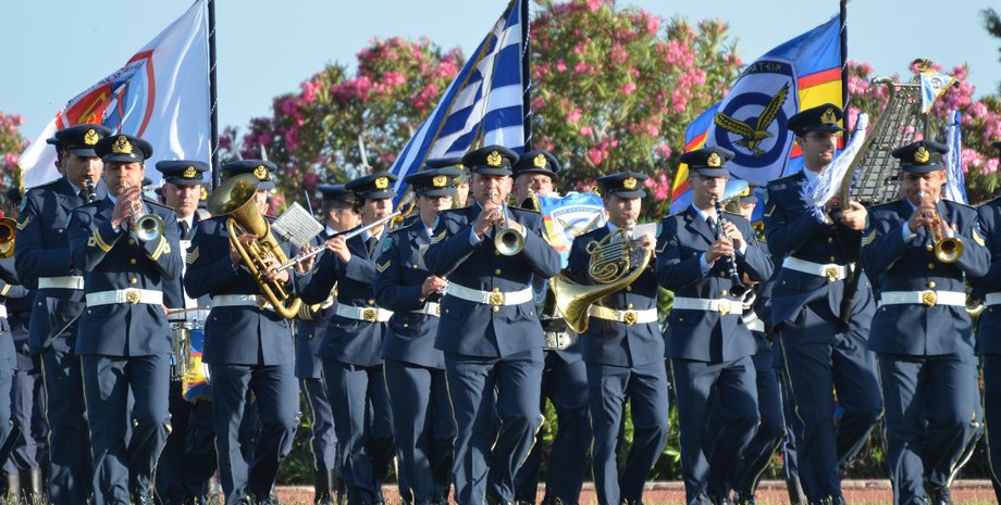 Военный оркестр США / Фото: Kremlin-military-tattoo.ru