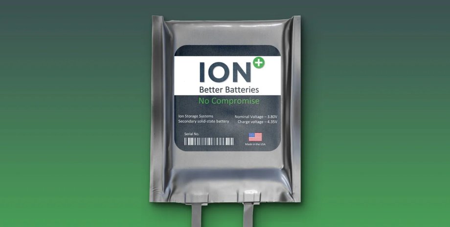 Твердотельная батарея ION