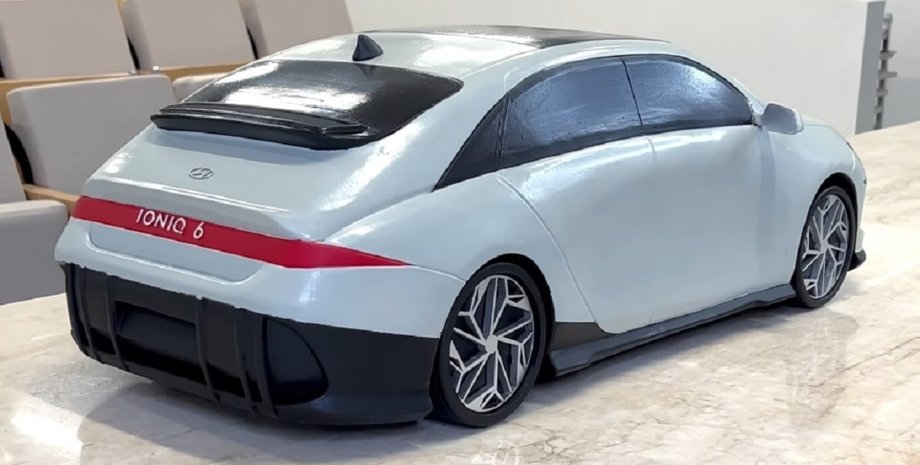 Hyundai, Hyundai Ioniq 6, Шоколад, Кондитер, Видео, Авто, Автомобили, Электромобили, Десерт, Модель, Фото