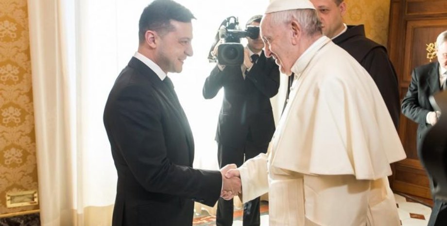 Владимир Зеленский , Папа Римский