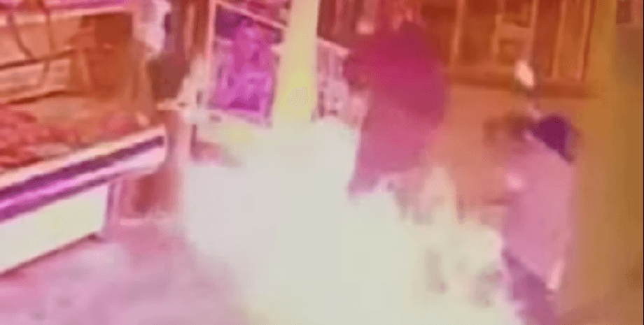 Харьковщина, поджог