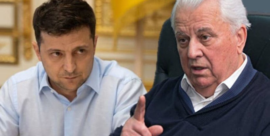 кравчук, зеленский, интервью, личное отношение, коллаж, российские сми