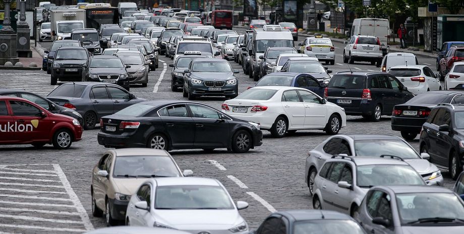 пробки, пробки в Киеве, карта пробок в Киеве, Киев, движение транспорта в Киеве