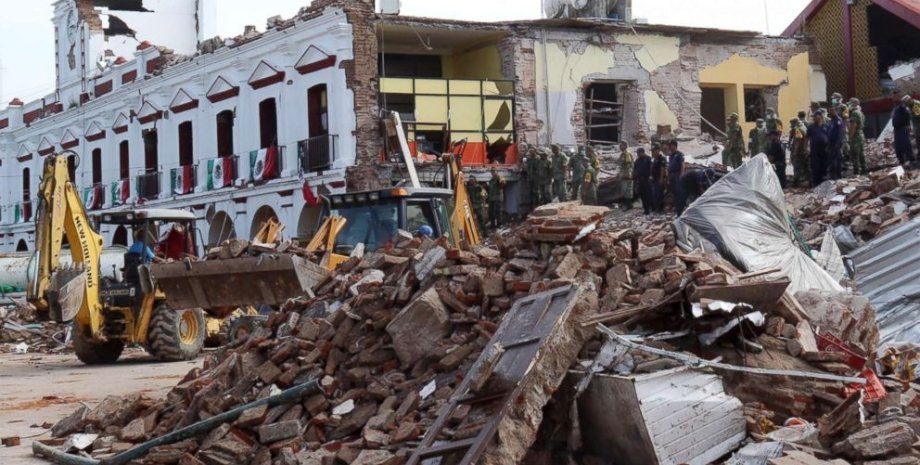 Последствия землетрясения в Мексике / Фото: abcnews.com