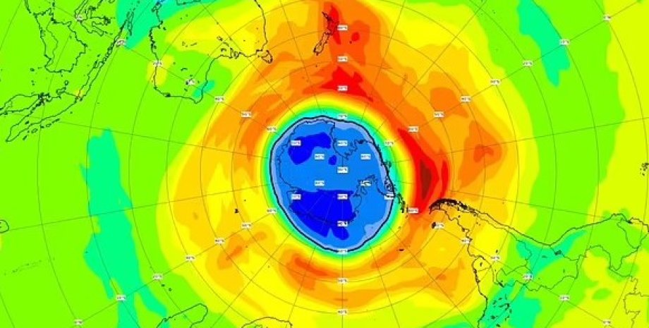 озоновая дыра, антарктида озоновая дыра
