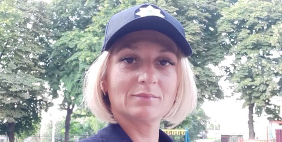 Сотрудница киевской полиции