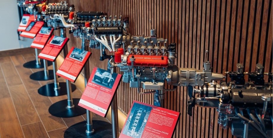 Мотори Ferrari, двигуни Ferrari, Ferrari V12, масштабні моделі