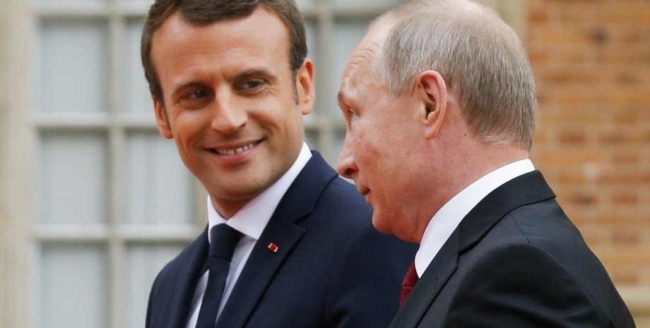 Эммануэль Макрон и Владимир Путин / Фото: lemonde.fr