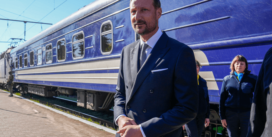 Наслідний принц Норвегії Хокон, кронпринц гокон, російсько-українська війна, принцеса метте-маріт, Київ