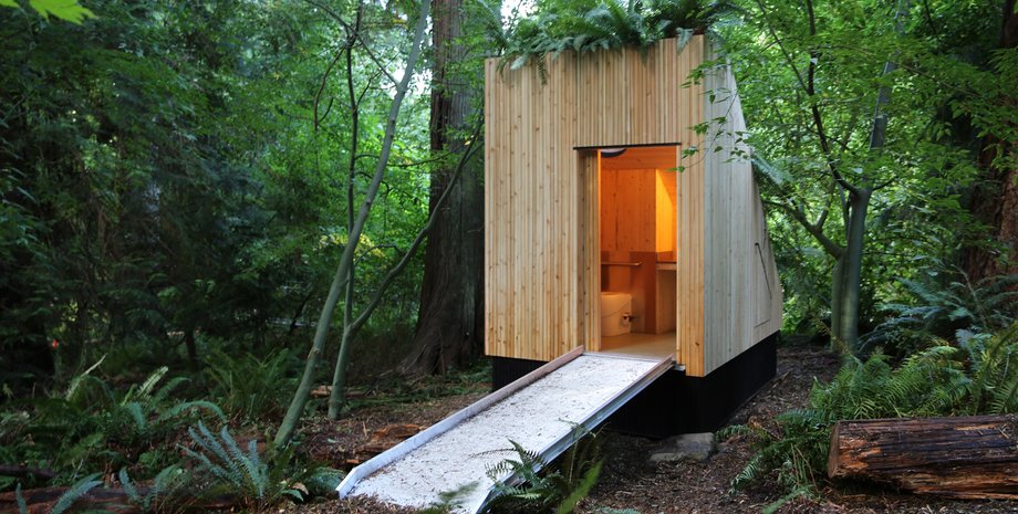 перший у світі туалет на грибах