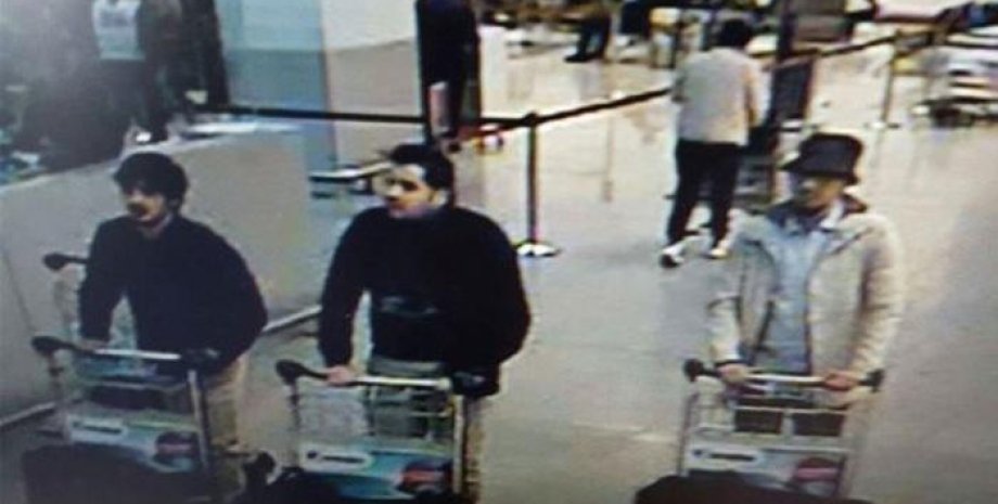 Подозреваемые в совершении теракта в аэропорту Брюсселя